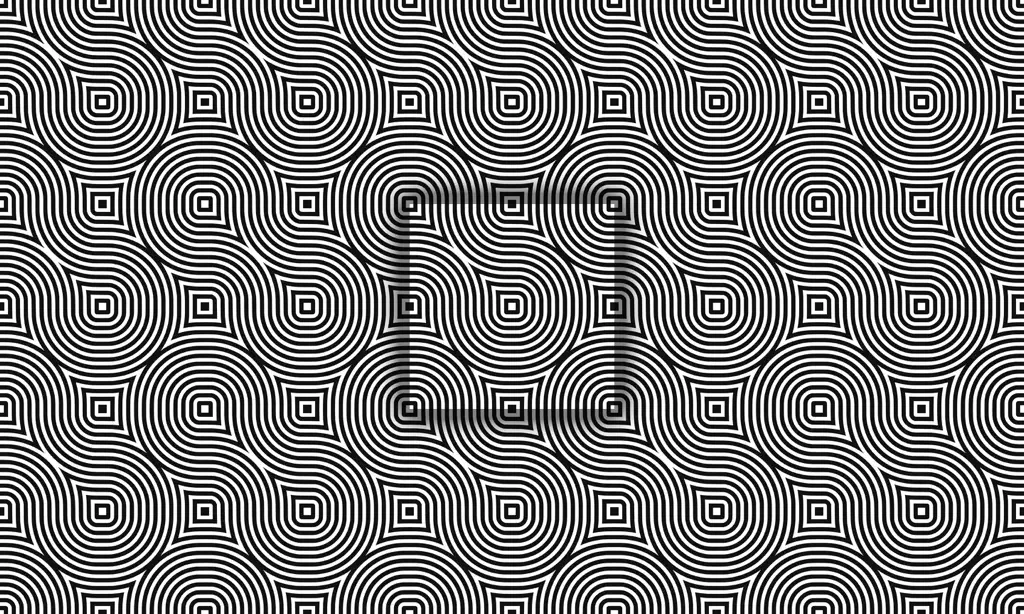 A vector transforming combination of lines as a tile