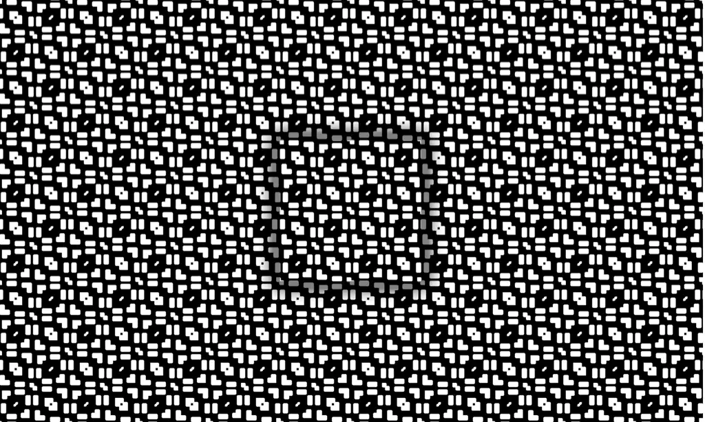 Seamless offset pattern of corners