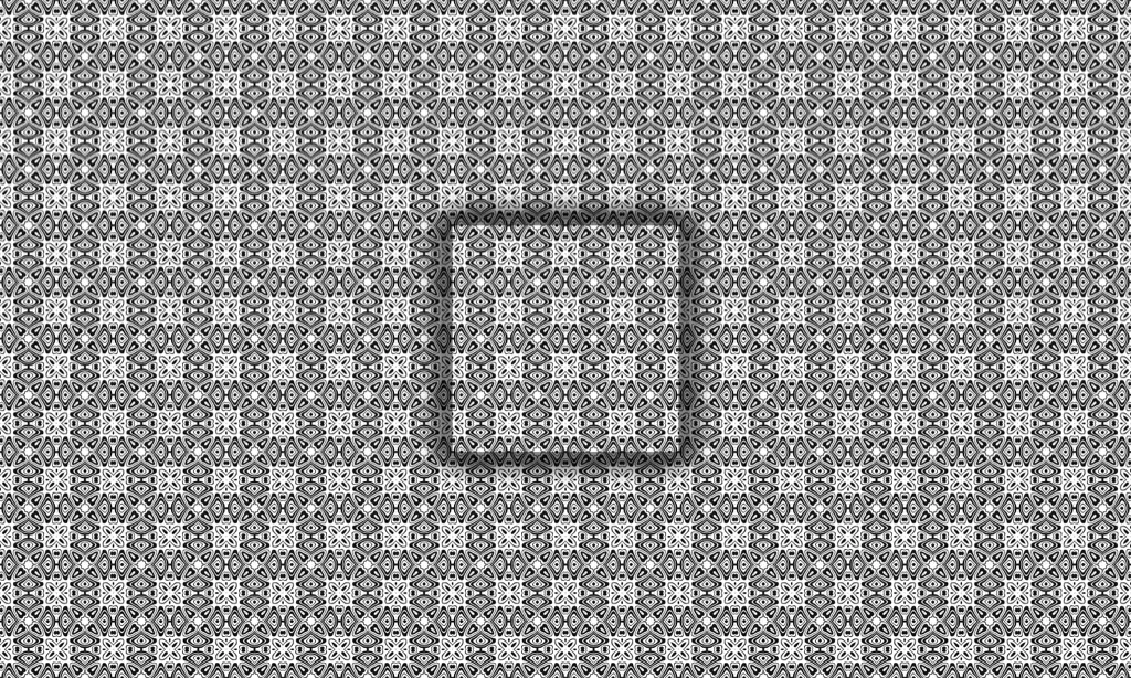 A vector black and white ornate pattern
