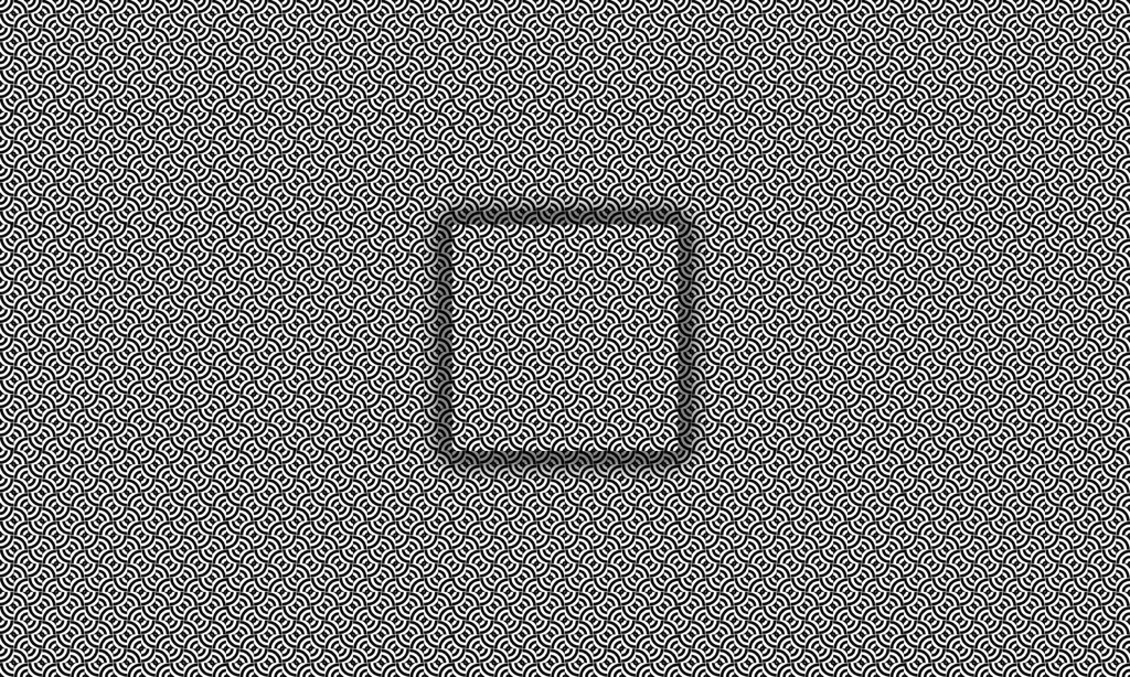 A vector tile of segmented bullseye circles