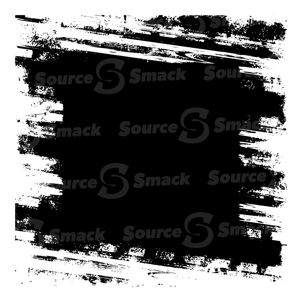 A black and white rough grunge vector image mask