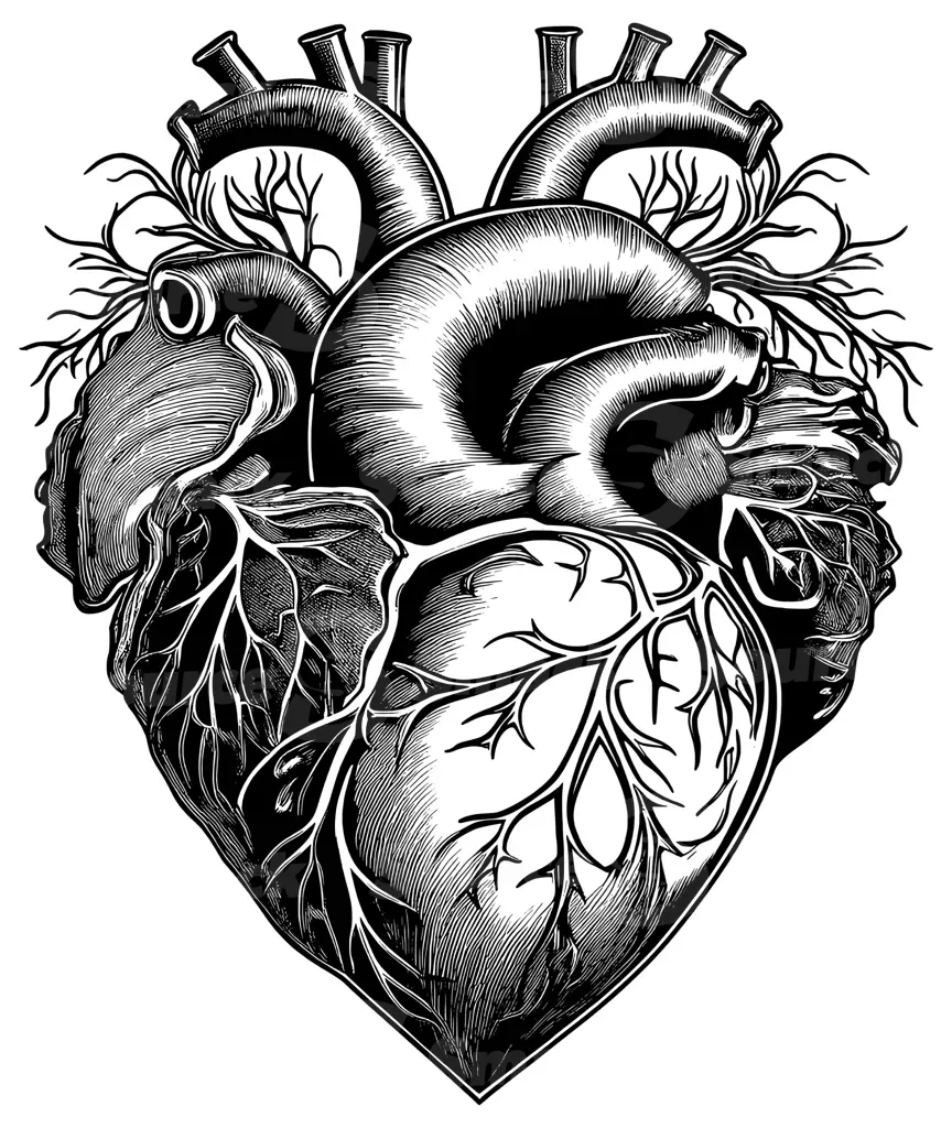 A human heart