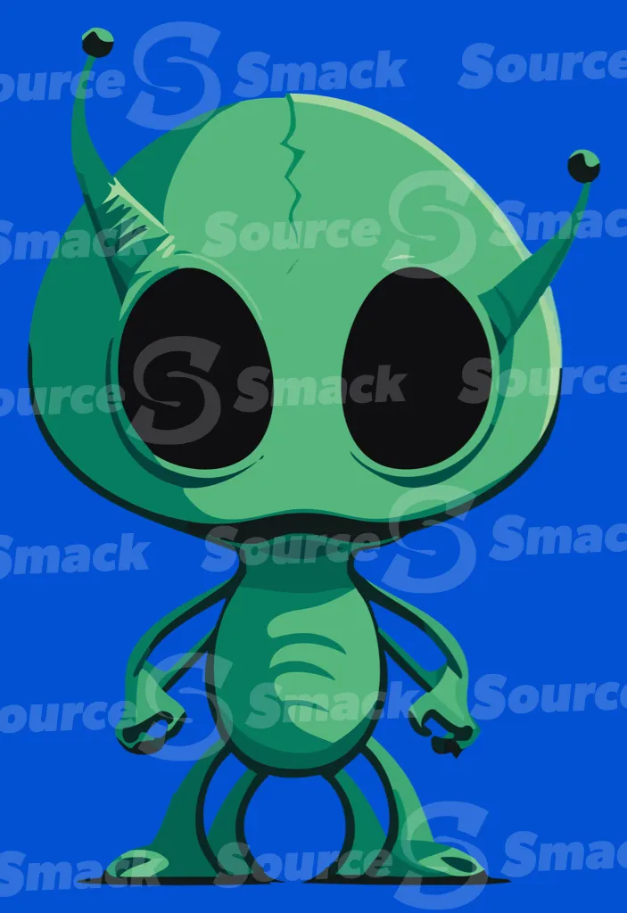 A green little martian