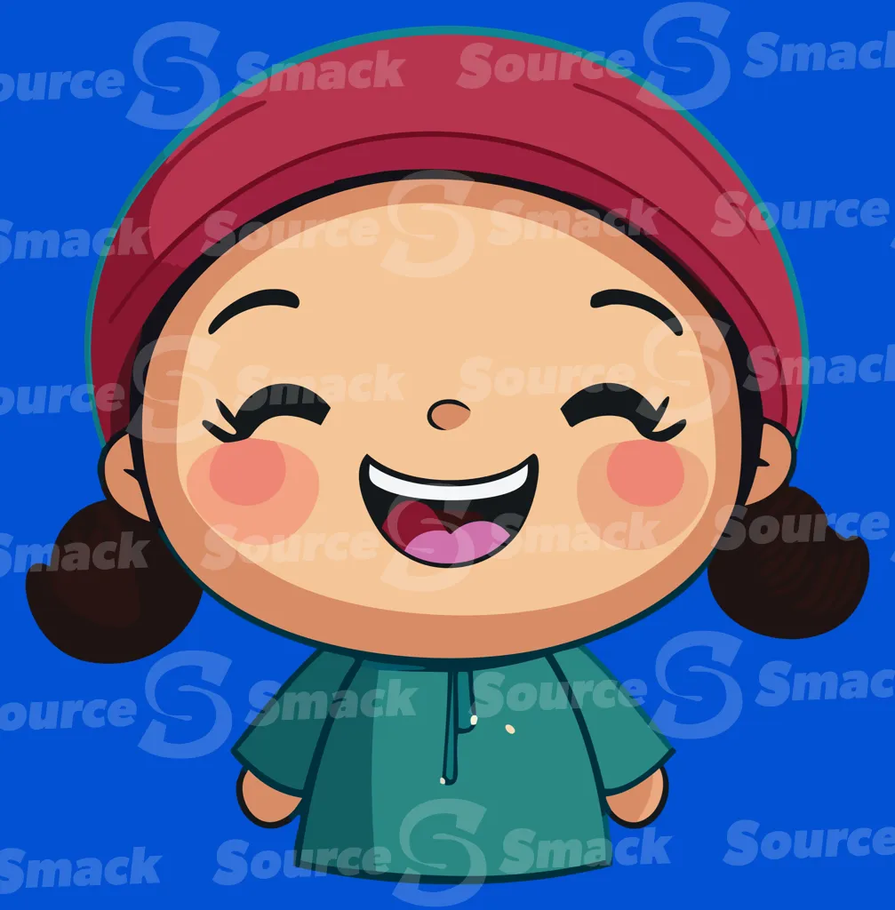 A young smiling asian ethnic girl