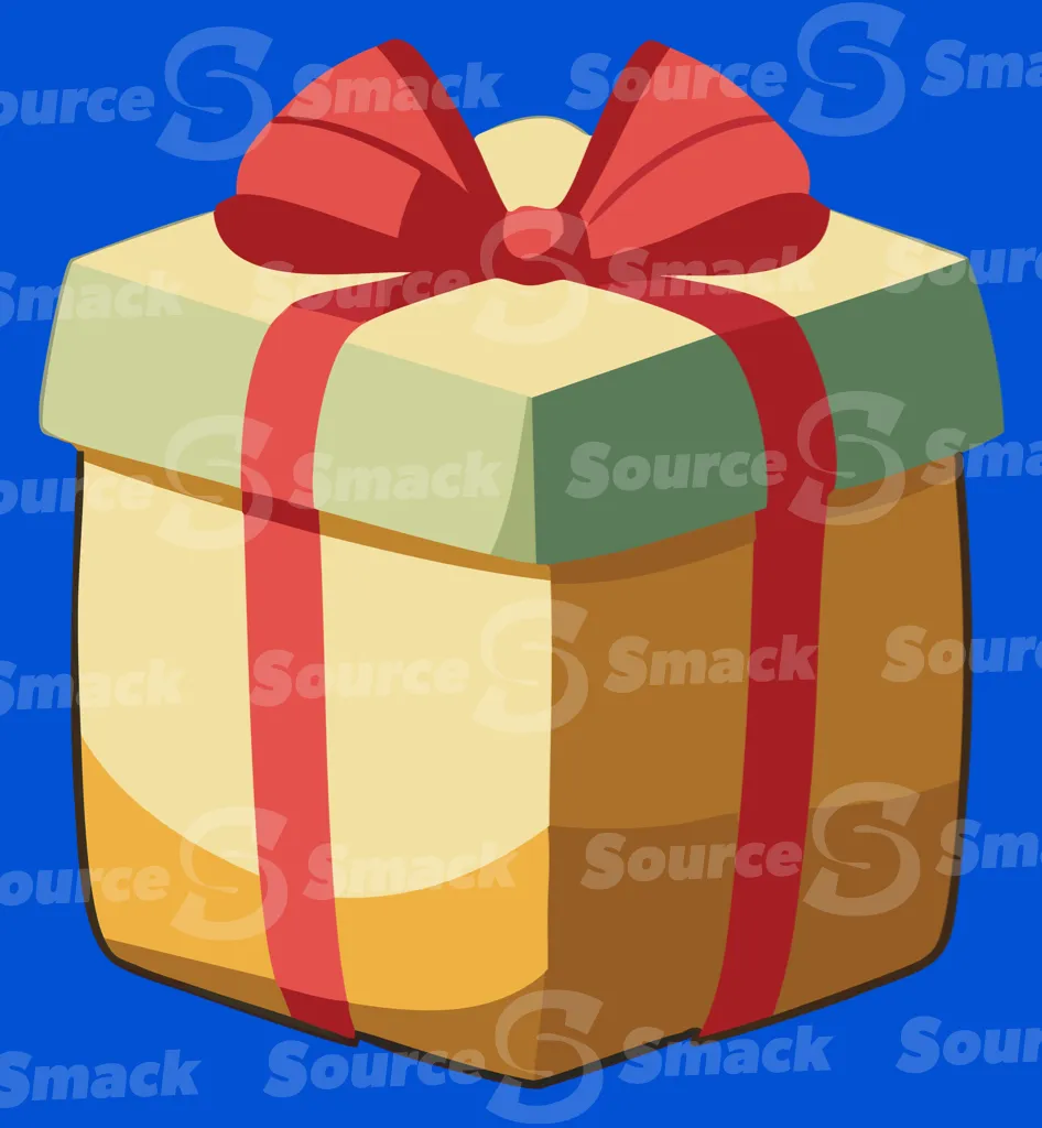 A simple gift wrapped with a bow