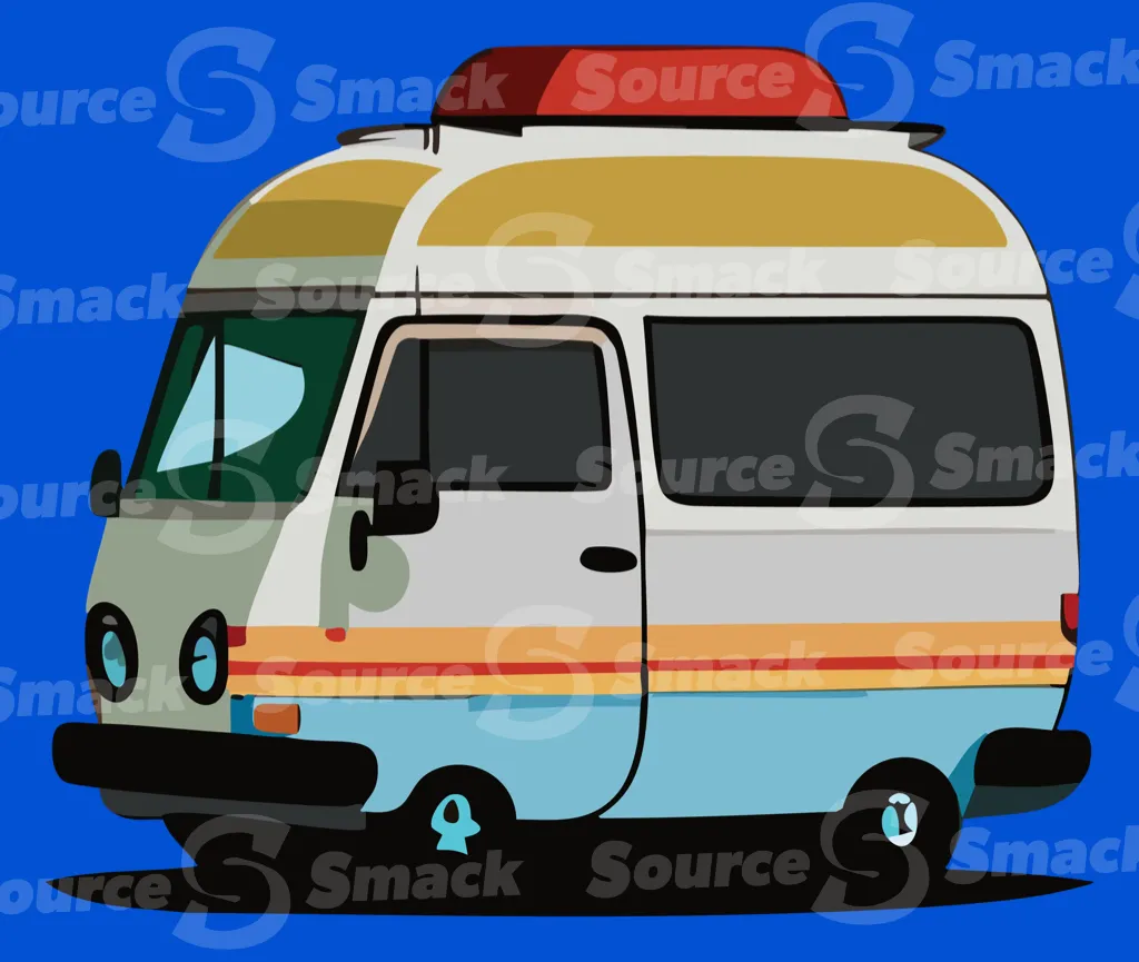 An old camping van