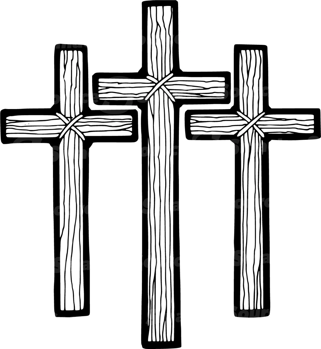 Three crosses