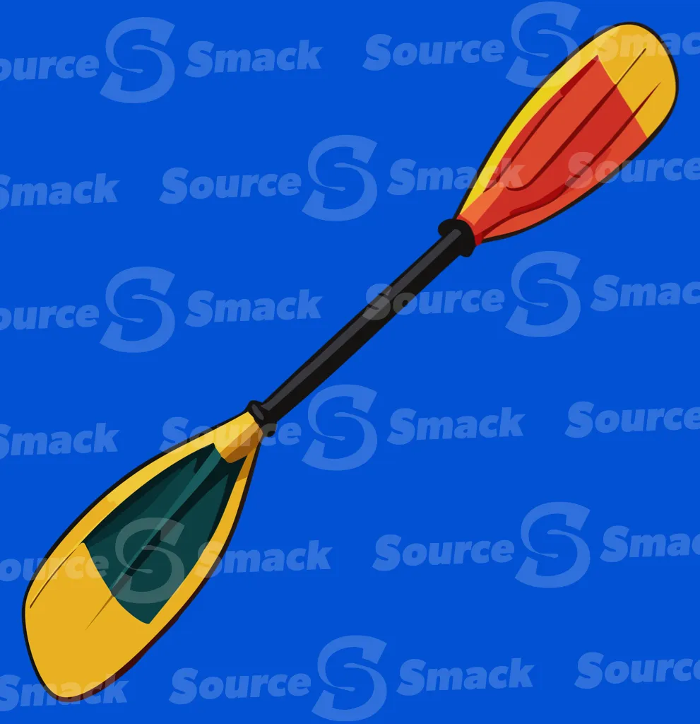 A kayak paddle