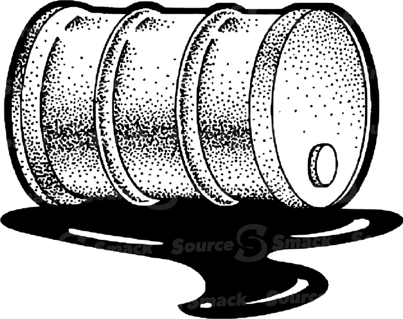 Oil drum spill