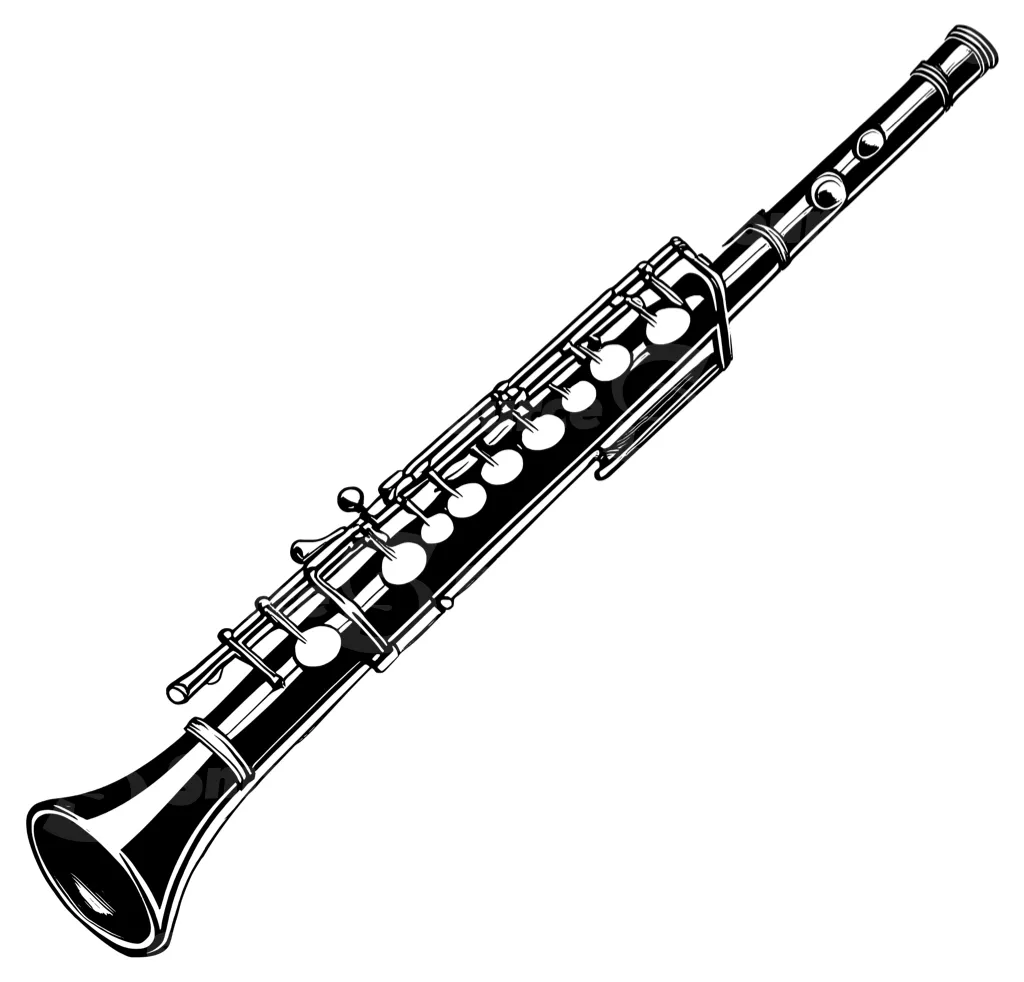 A clarinet musical instrument