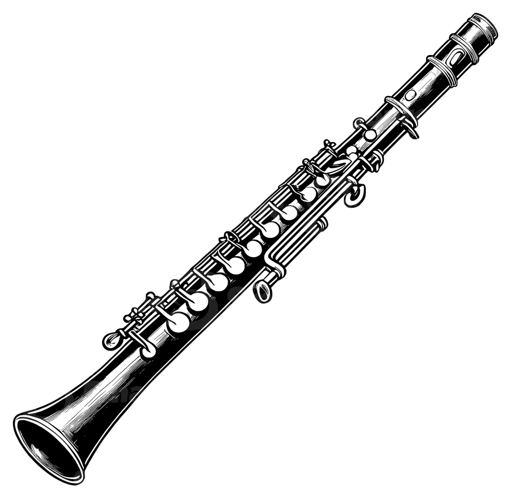 A clarinet musical instrument