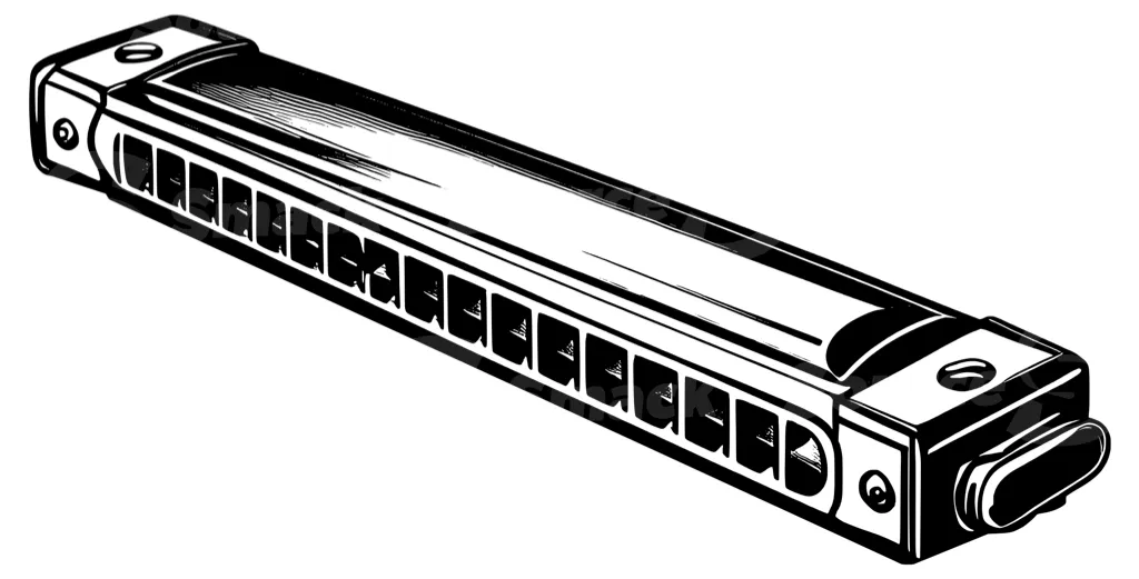 A harmonica instrument