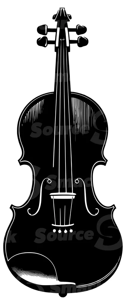 A simple violin illustration