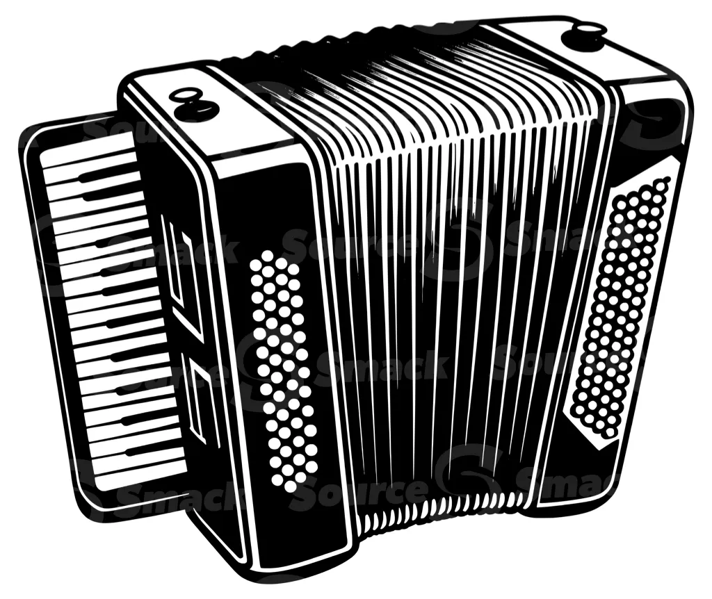 A illustration of an accordian