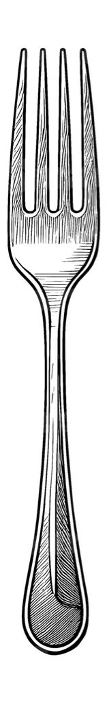 A kitchen fork utensil