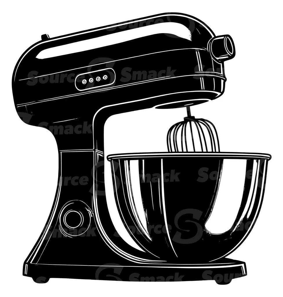 A kitchen mixmaster