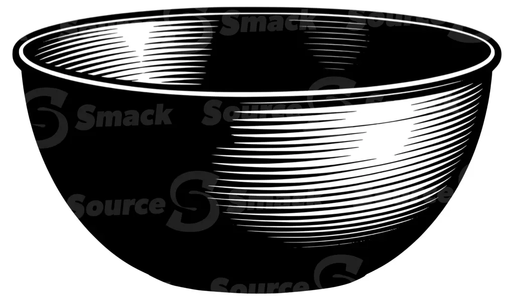 A empty mixing bowl