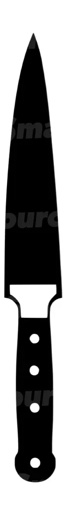 A kitchen knife utensil