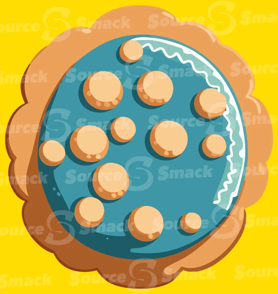 A decorated cookie