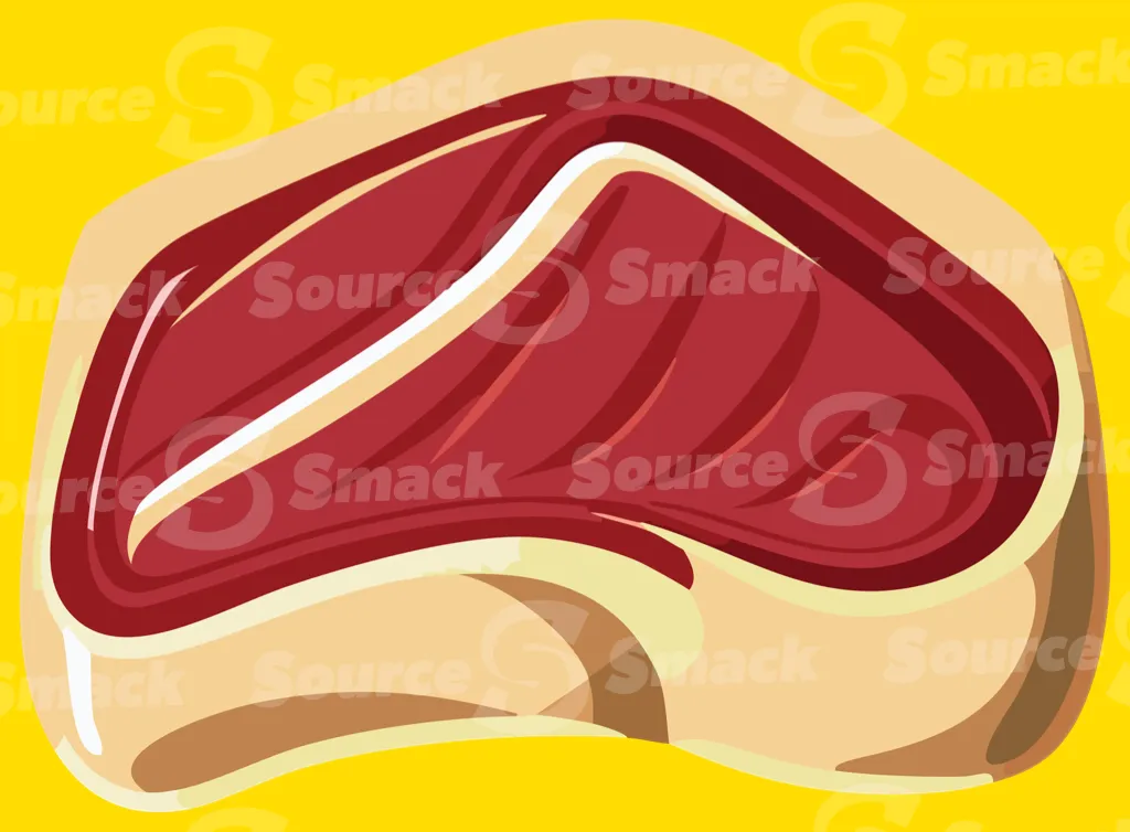 A cut of rib eye meat