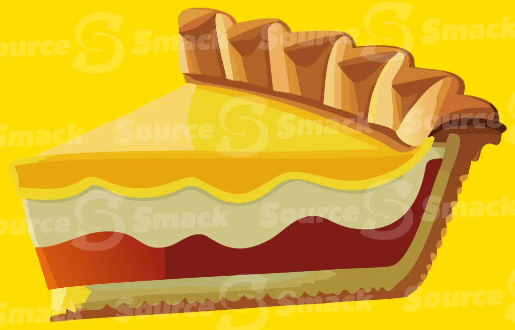 A slice of lemon pie