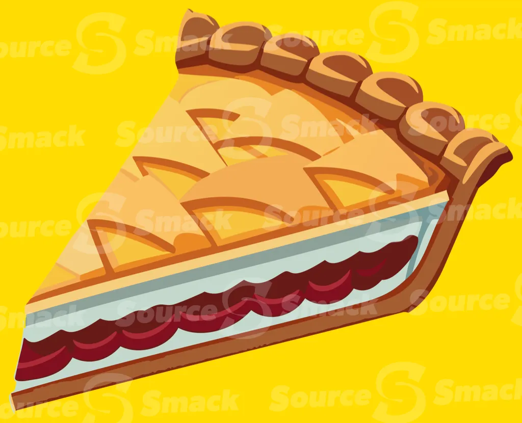 A slice of berry pie