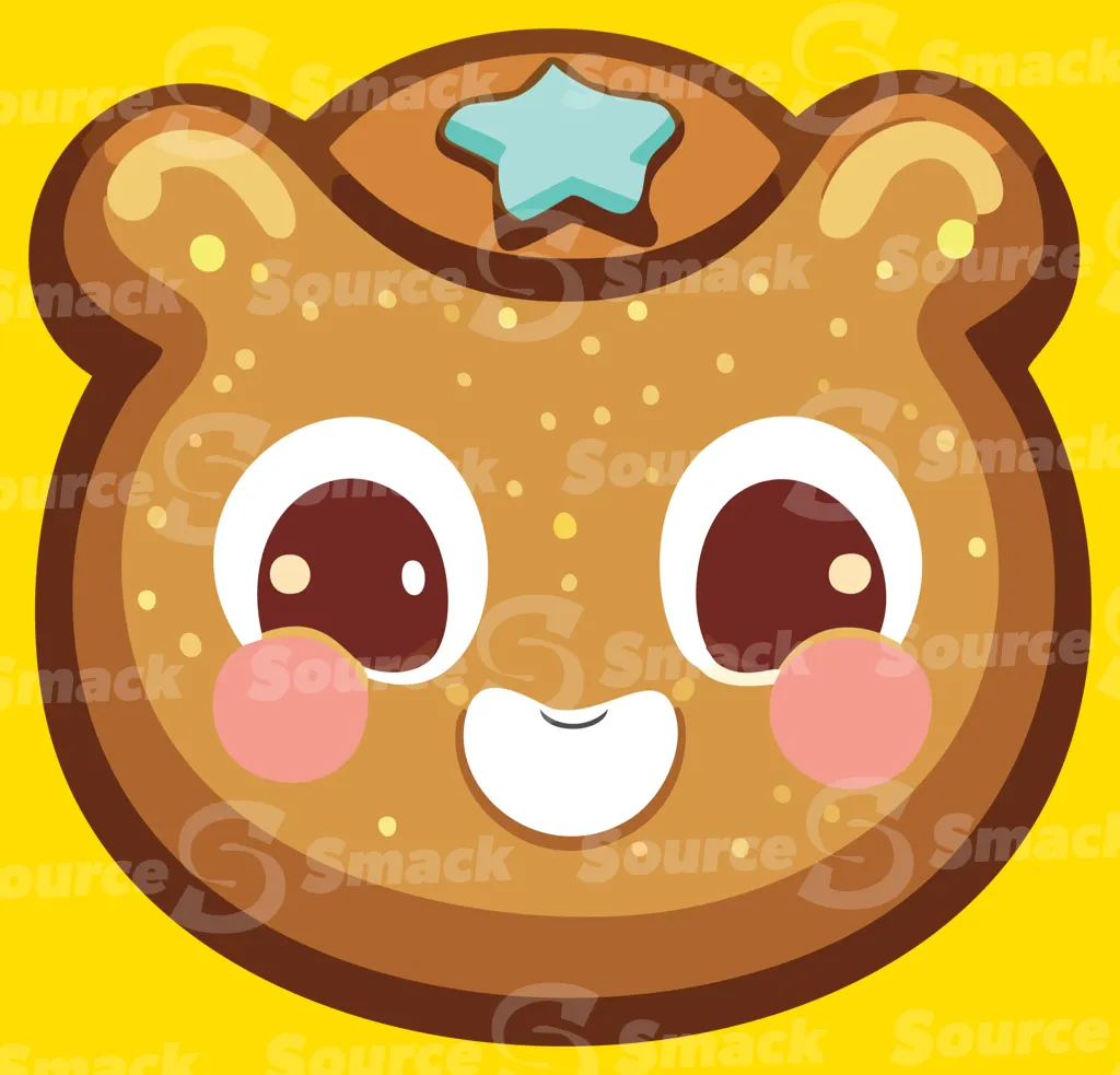A happy face decorated cookie