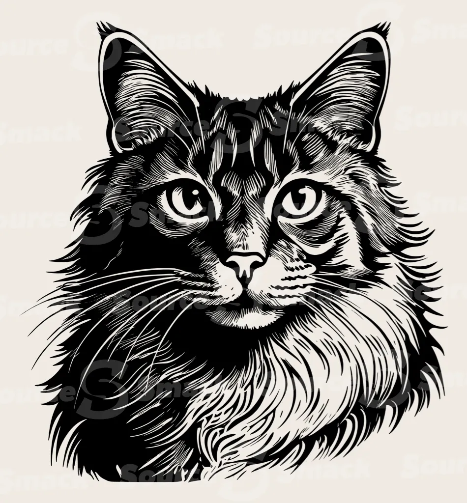 A headshot of a persian cat.
