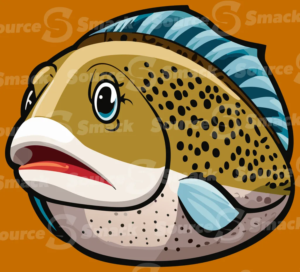 A spotted ocean-type looking fish