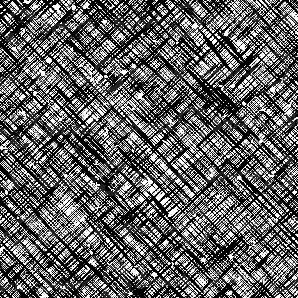 A grunge-like vector halftone angled and crosshatched texture
