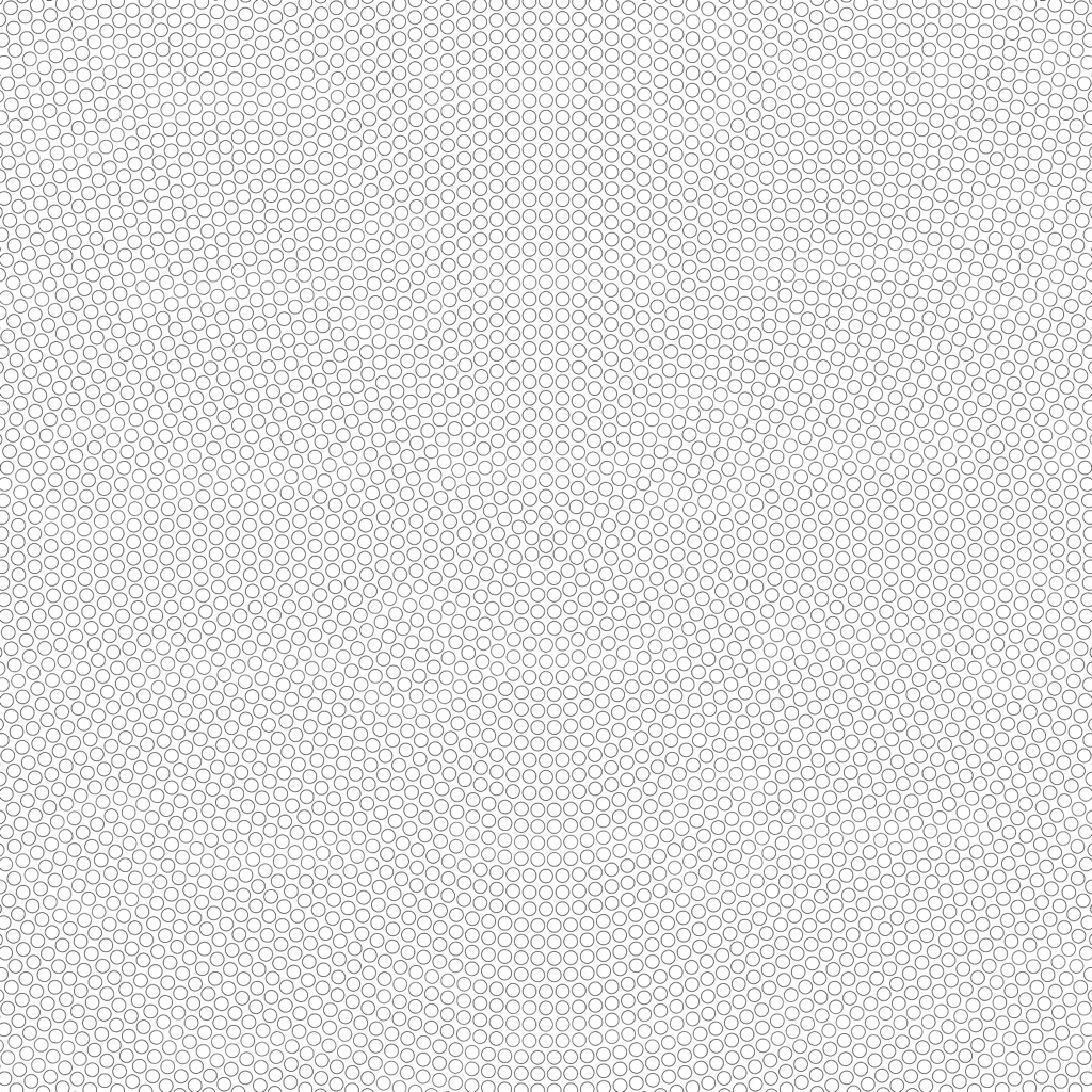 A hollow radial circle halftone effect