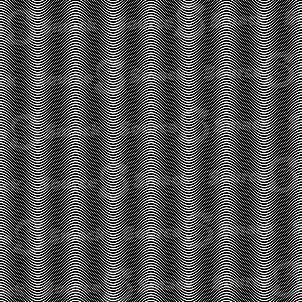 A wavey distorted linear halftone effect