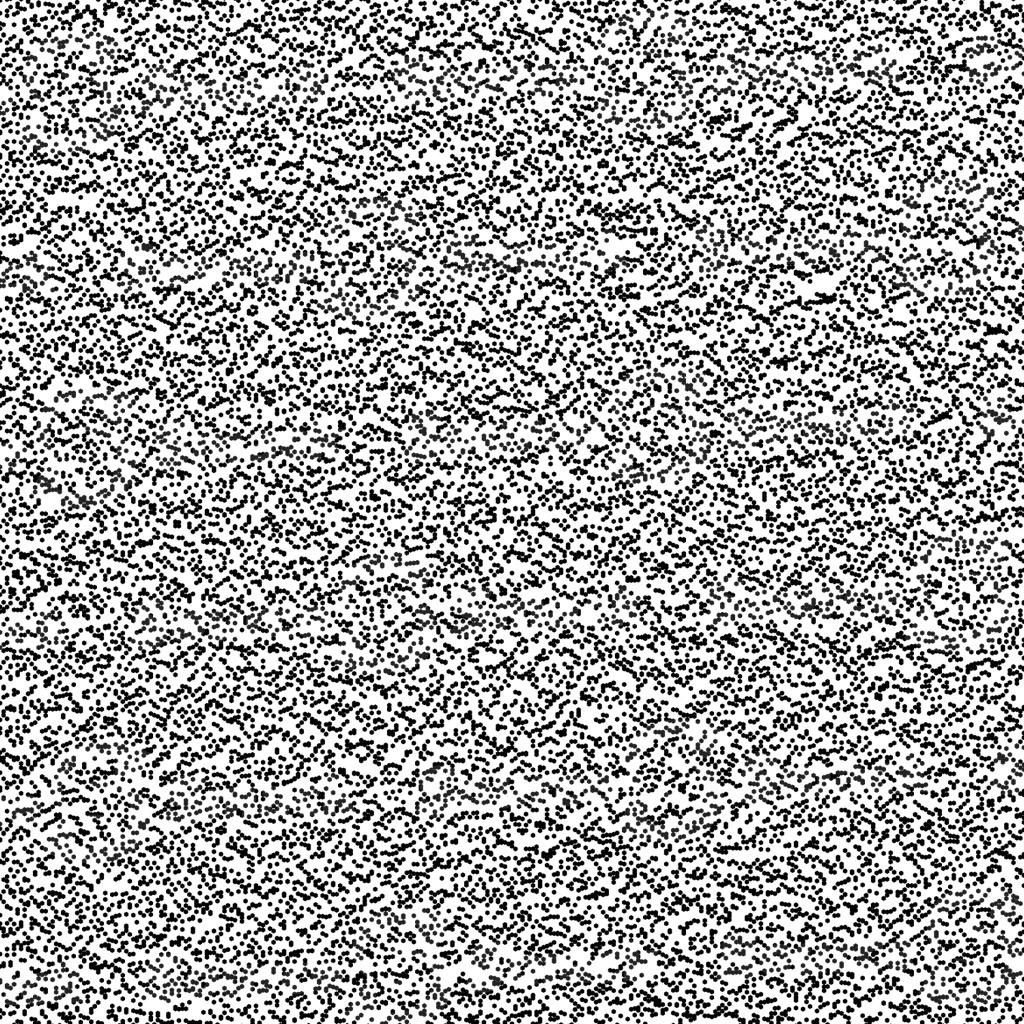 A random distorted hexagon halftone effect