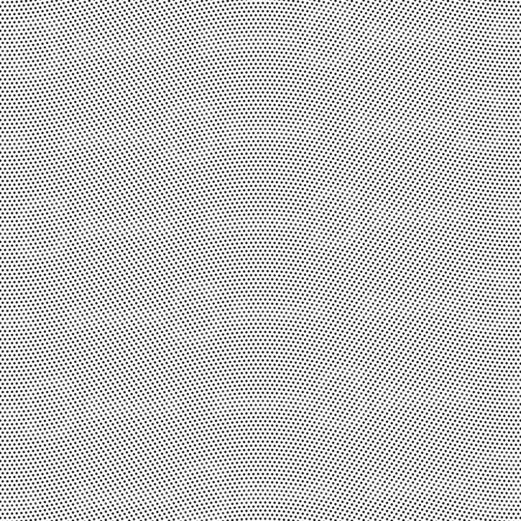 A wavey distorted hexagon halftone effect