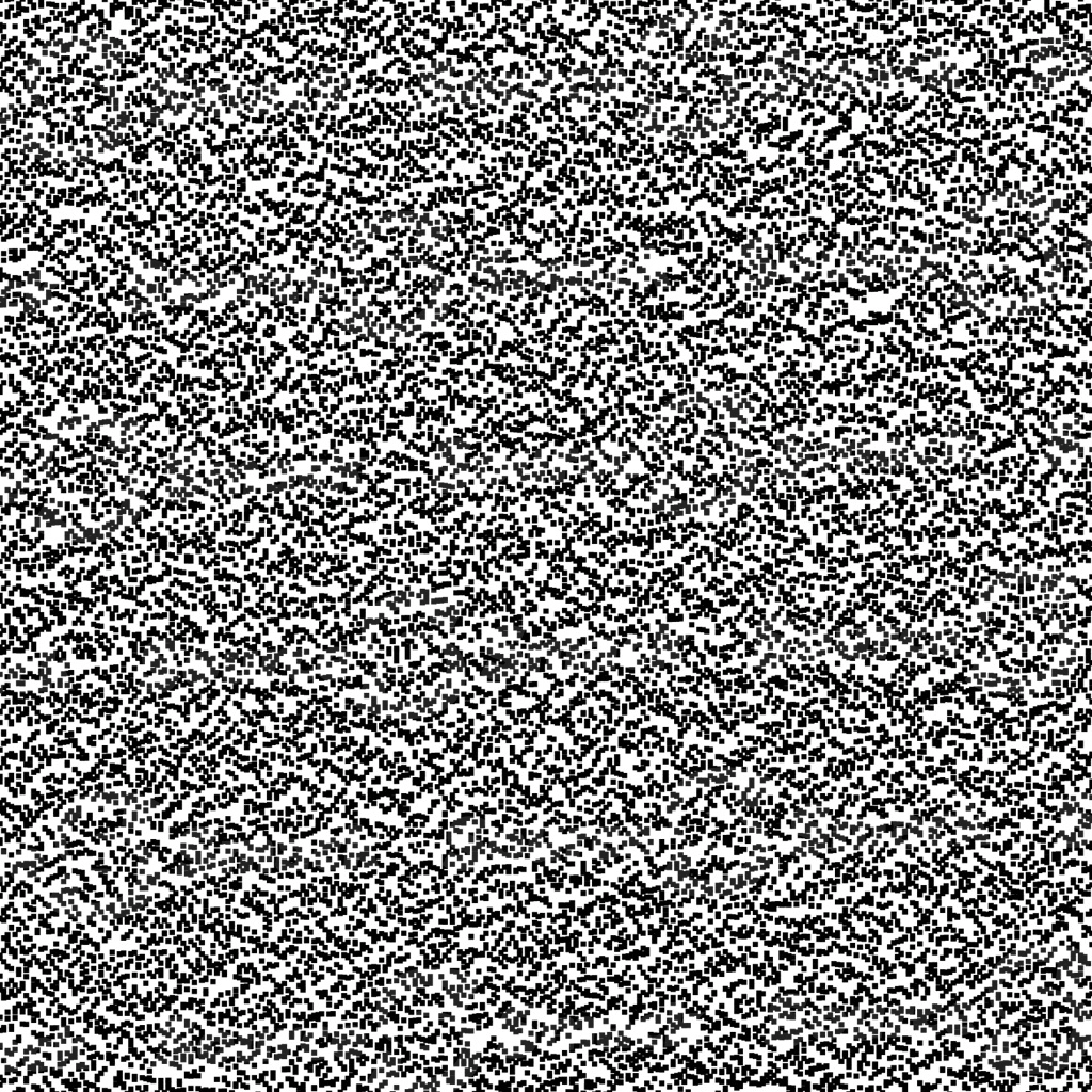 A random square halftone effect