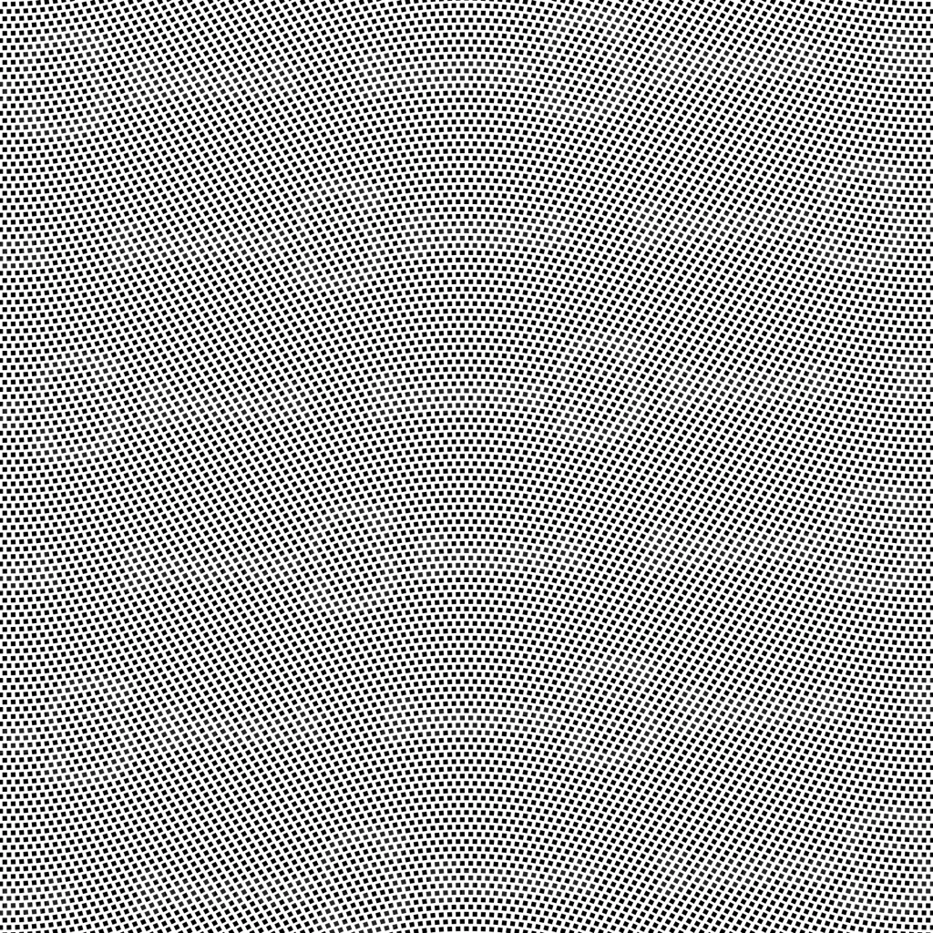 A wavey distorted square halftone effect