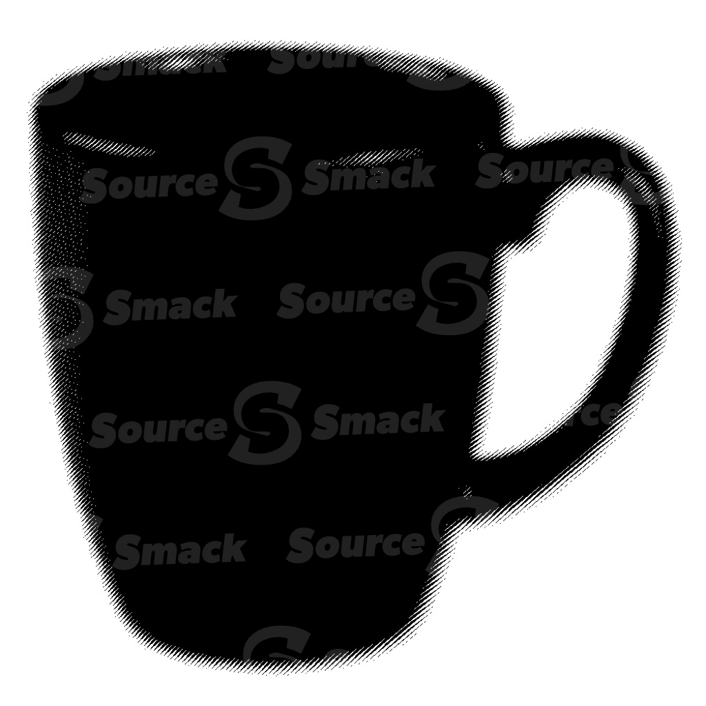 Dark cup with handle