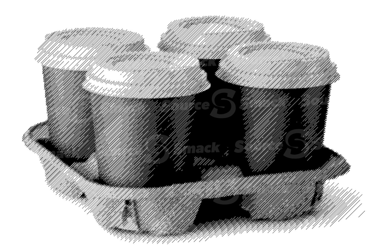 Four coffee cups