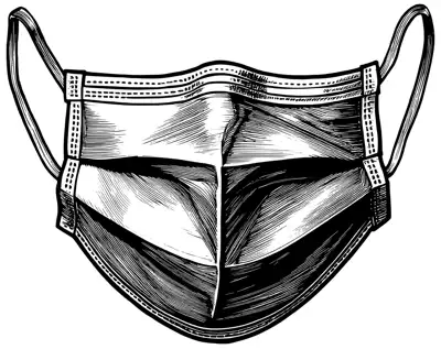 A protective face mask
