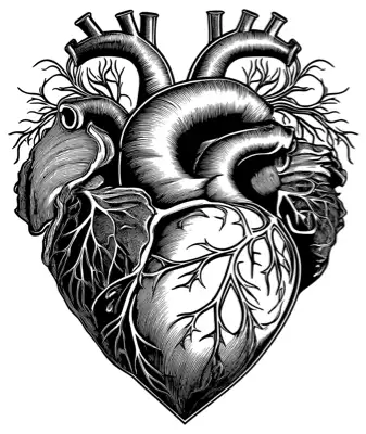 A human heart