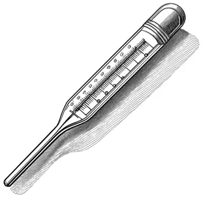 A medical thermometer