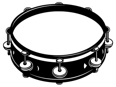 A tambourine instrument