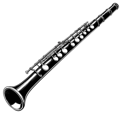 A clarinet musical instrument