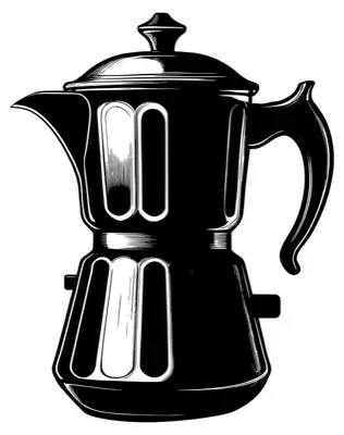 A coffee maker machine