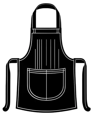 A cooking apron