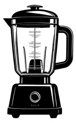 A kitchen blender